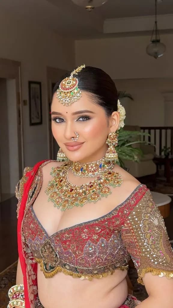 Bridal makeup portrait
