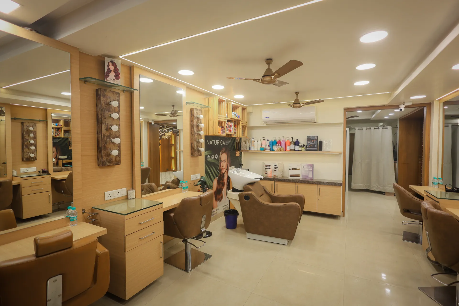 Makeup and wash area at Kaya Planet